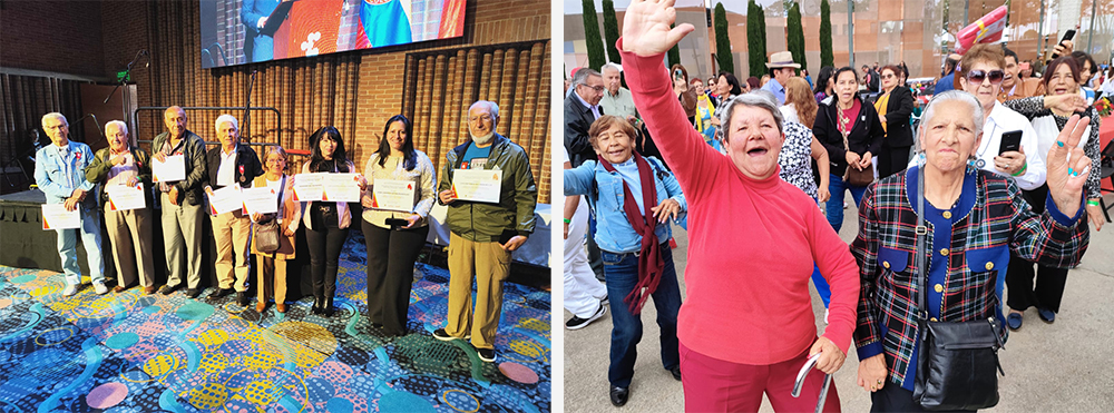 Varias personas reunidas en auditorio