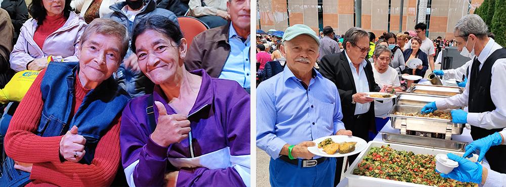 Varias personas reunidas en auditorio