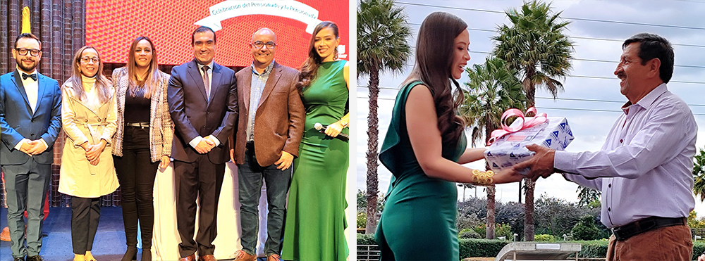 Varias personas reunidas en auditorio