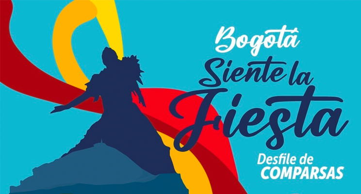 Parte de la piezas diseñada por la Secretaría de Cultura, Recreación y Deporte para el evento - Bogotá siente la fiesta