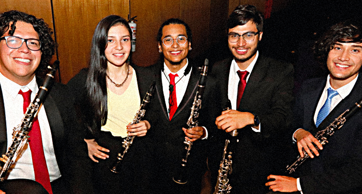 En la foto parte de uno de los grupos de Cámara de la Banda Filarmónica Juvenil.
